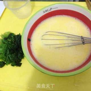 Spinach Dipped Custard recipe