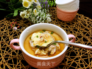 Steamed Egg with Crab Meat recipe