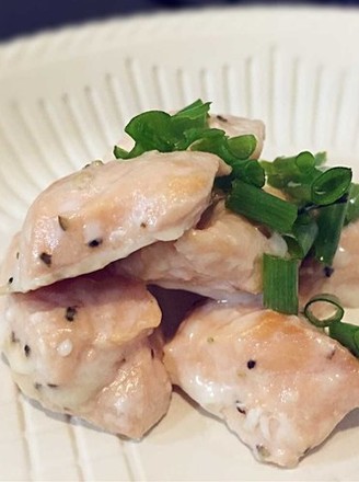 Lime-flavored Salmon Cubes recipe
