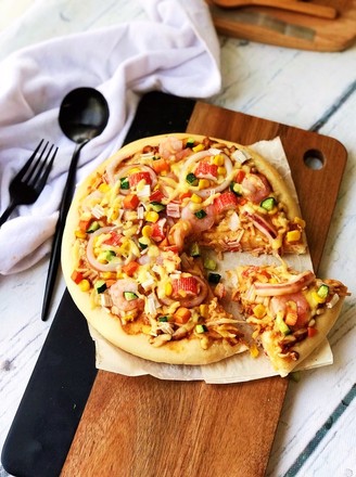 Supreme Seafood Pizza recipe