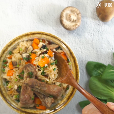 Ribs Braised Rice recipe