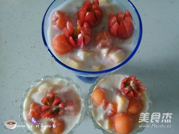 Papaya Apple Yogurt recipe