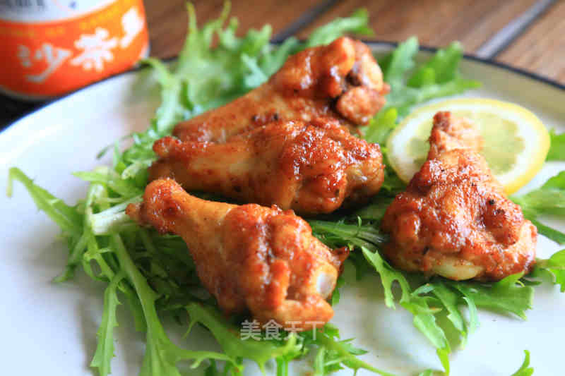Roasted Wing Roots with Shacha Sauce recipe