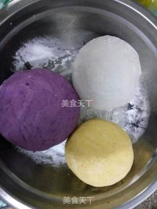 Three-color Taro Balls recipe