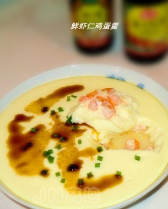 Fresh Shrimp and Egg Custard recipe