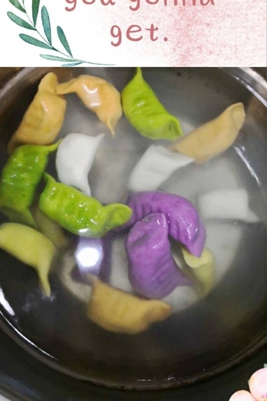 No Difficulty Colorful Dumplings recipe