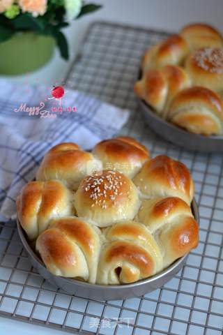 Ham Flower Bread recipe