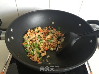 #trust之美#curry Chicken Fried Rice recipe