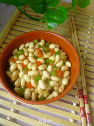 Double Peppers Mixed with Soybeans recipe