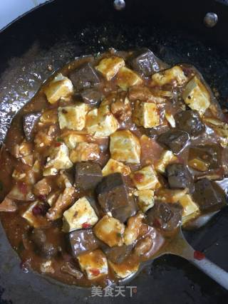 Pork Stewed Duck Blood Tofu recipe