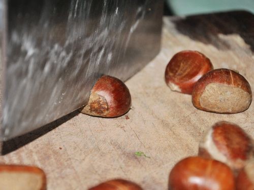 Roasted Chestnuts in Oil recipe