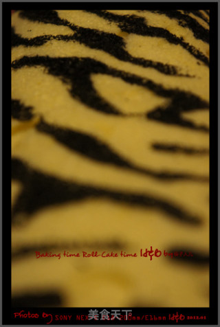 [my Baking Time] is It Wild or Elegant? ---zebra Pattern Cake Roll recipe