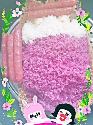 Colored Glutinous Rice for Cold Food Festival recipe