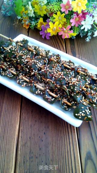 #aca烤明星大赛# Grilled Seaweed Skewers recipe