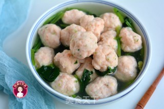 Shrimp Ball Spinach Soup recipe