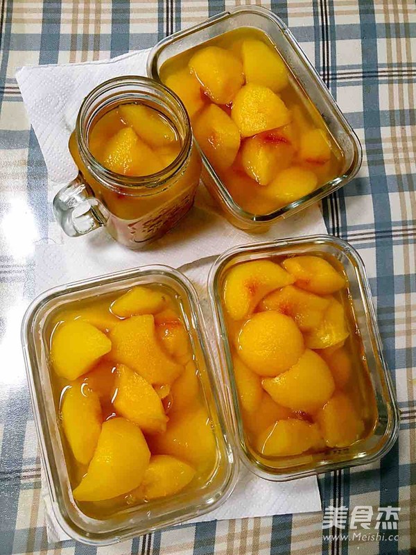 Canned Yellow Peach recipe