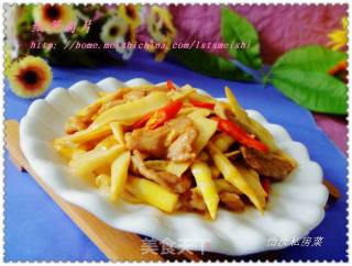 Simple Stir-fried Banquets are Also Good---thin Bamboo Shoots and Pork Slices recipe