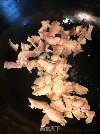 Twice Cooked Pork with Garlic Sprouts recipe