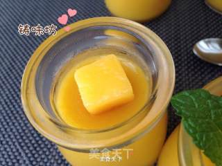 Love The Mango Season! 【coconut Mango Pudding】 recipe