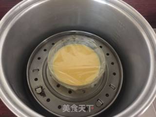 Steamed Egg with Shrimp Skin recipe