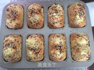 Cheese Barbecue Buns# Oven美食# recipe