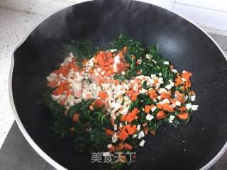 Malantou Mixed with Dried Bean Curd recipe