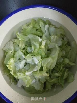 Steamed Lettuce recipe