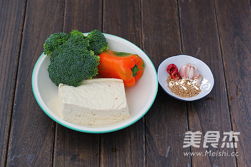 Braised Tofu with Broccoli in Oyster Sauce recipe