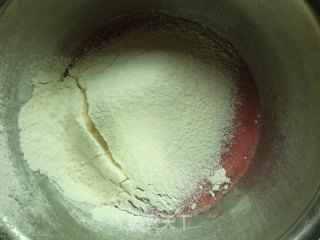 Fruit One by One Red Dragon Fruit Chiffon Cake recipe