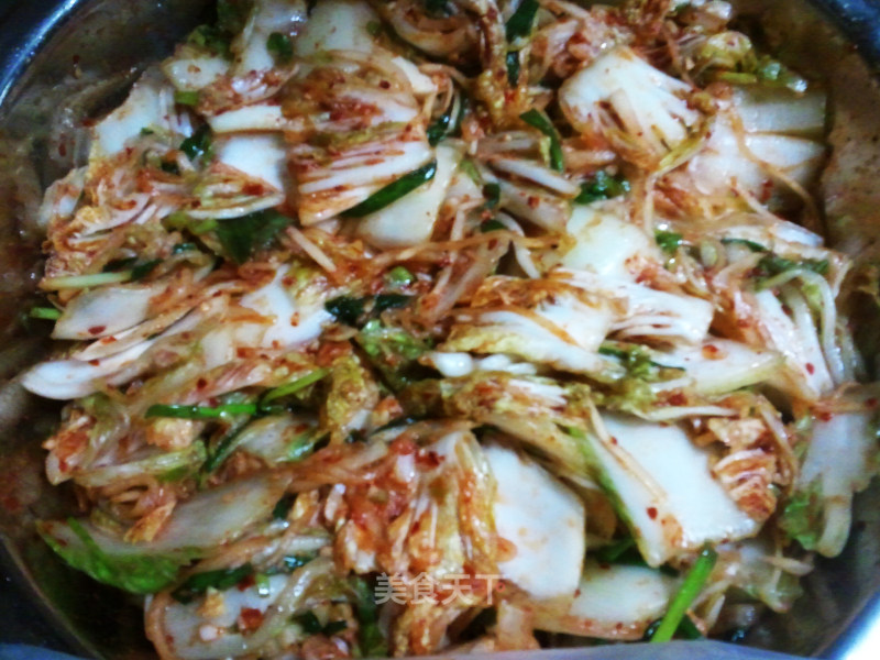 Korean Authentic Spicy Cabbage recipe