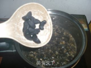 [trial Report of Big Sea Black Garlic] Black Garlic, Mushroom and Fungus Soup recipe