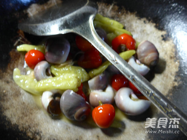 Pickled Pepper Pork Snails recipe