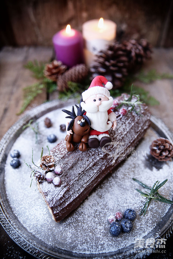 Super Simple Christmas Tree Root Cake Roll-super Popular Recipe recipe