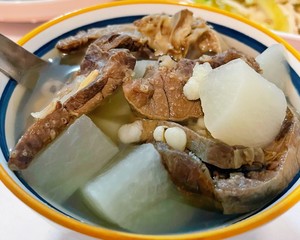 Drink Three Bowls of Pork Lung and Radish Soup, Sweet! recipe