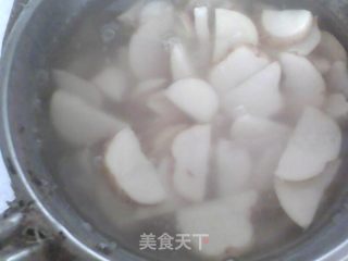 Fried Potato Chips with Old Cucumber recipe