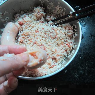 Sticky Rice Small Intestine Rolls recipe