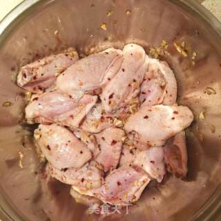 Oil-free Spicy Crispy Chicken Wings recipe