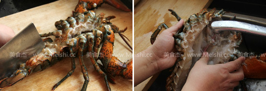 Steamed Lobster with Garlic Vermicelli recipe