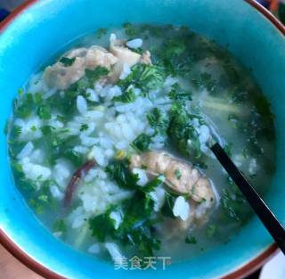 Cilantro Pork Ribs Dendrobium Congee recipe