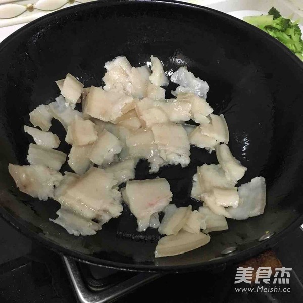 Potato Lettuce Twice Cooked Pork recipe
