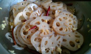 Cold Lotus Root Slices recipe