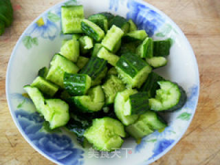 Cucumber in Red Oil recipe