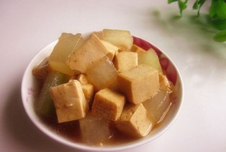 Braised Tofu with Winter Melon recipe