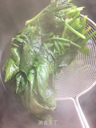 Beancurd Spinach recipe