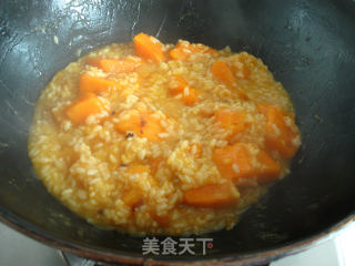 A Dish Inherited from Mother-pumpkin Thick Rice recipe