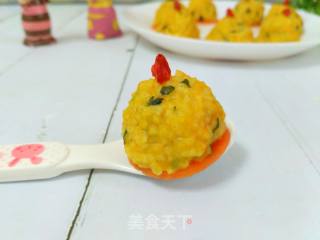 Golden Dried Shrimp Ball recipe