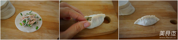 Leek Iced Dumplings recipe