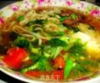 Colorful Beef Noodle recipe