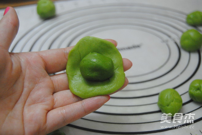 Matcha Red Bean Shortbread recipe