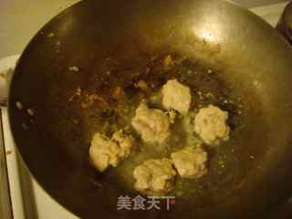 Grilled Tofu with Chicken and Fish Meatballs recipe